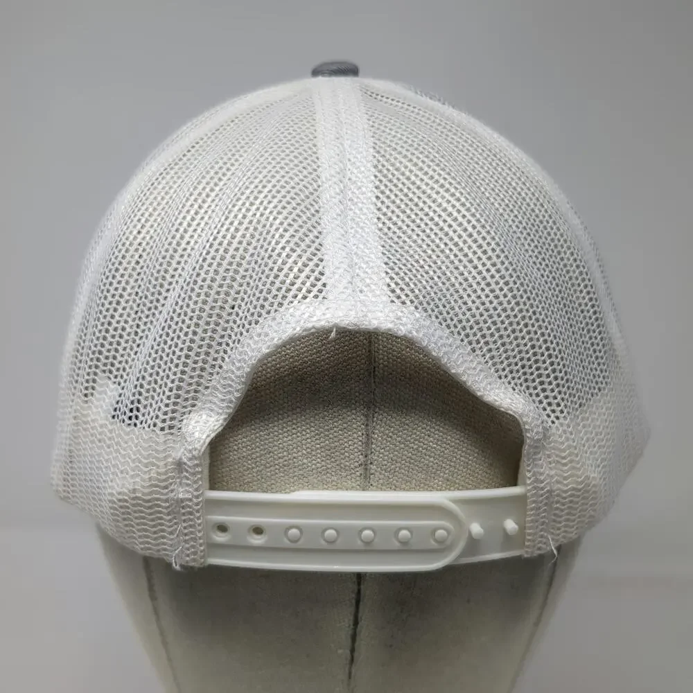 Port Authority Trucker Hat Gray One Size Mesh Snapback Mercy Hospital Logo Hat